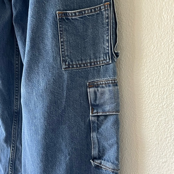 ARITZIA DENIM FORUM 90’s Millie Hi-Rise Cargo Jeans Women's Size 27 - Picture 10 of 15